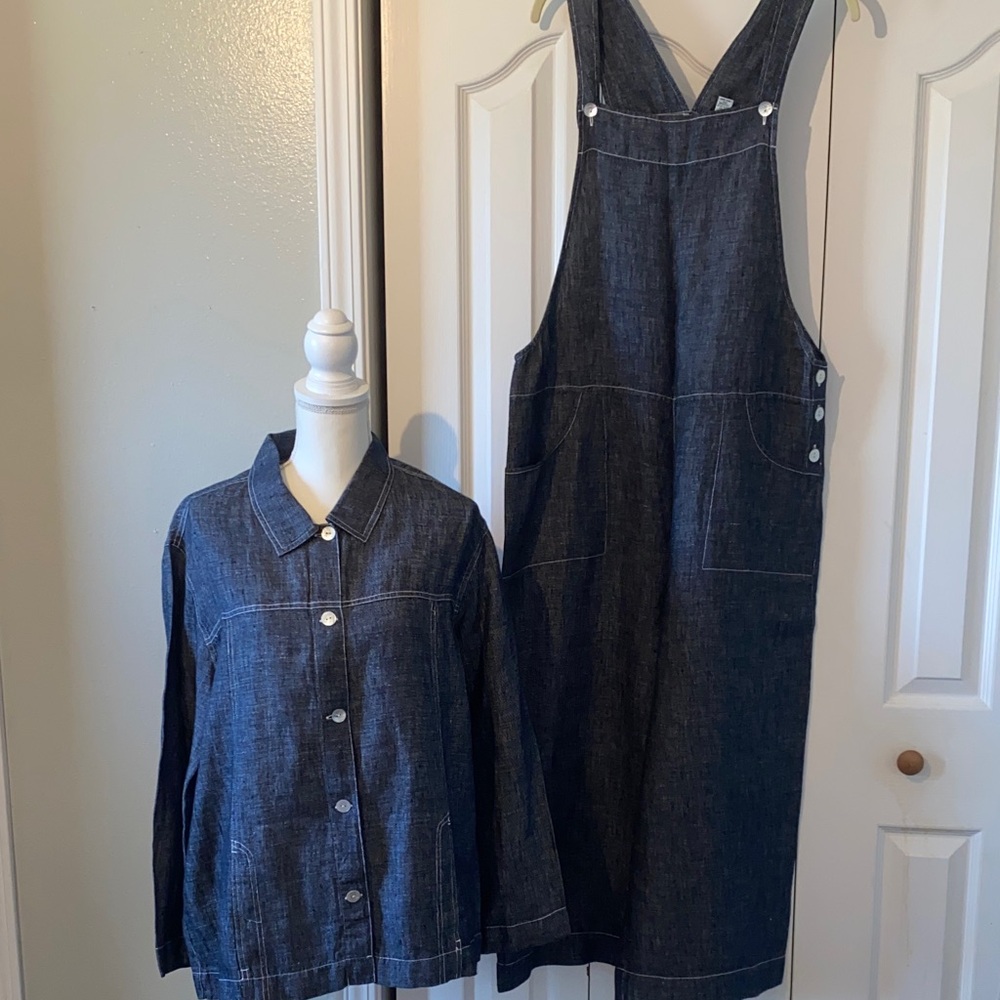 🎉2pc Chicos’s Design Overall Set🎉